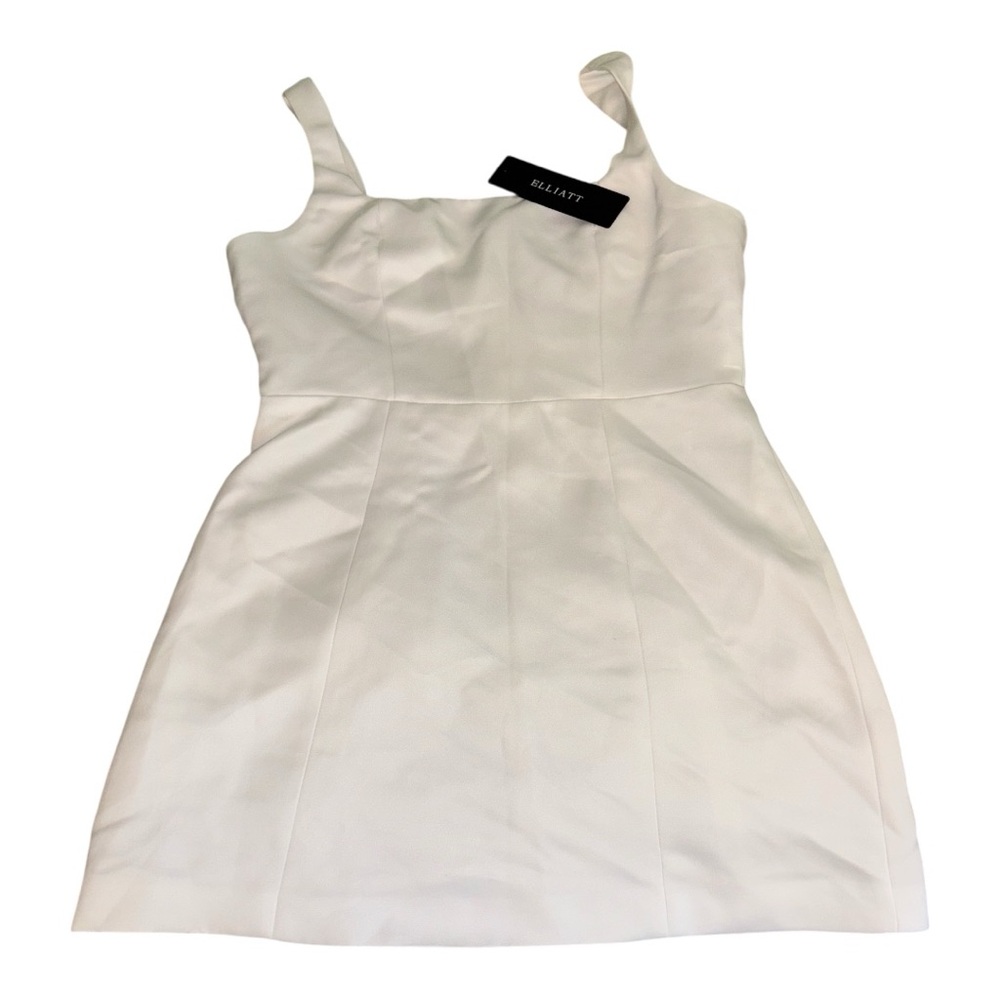 Elliatt Amelie Square Neck Duchesse Satin Minidress